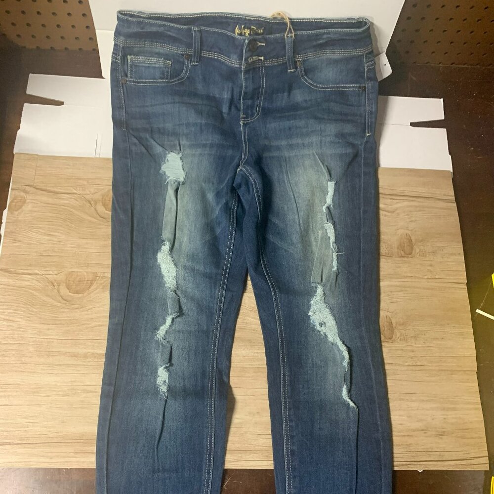 Indigo Rain Womens/ Girls Jeans: New With Tags: Recycled Denim, Size 15